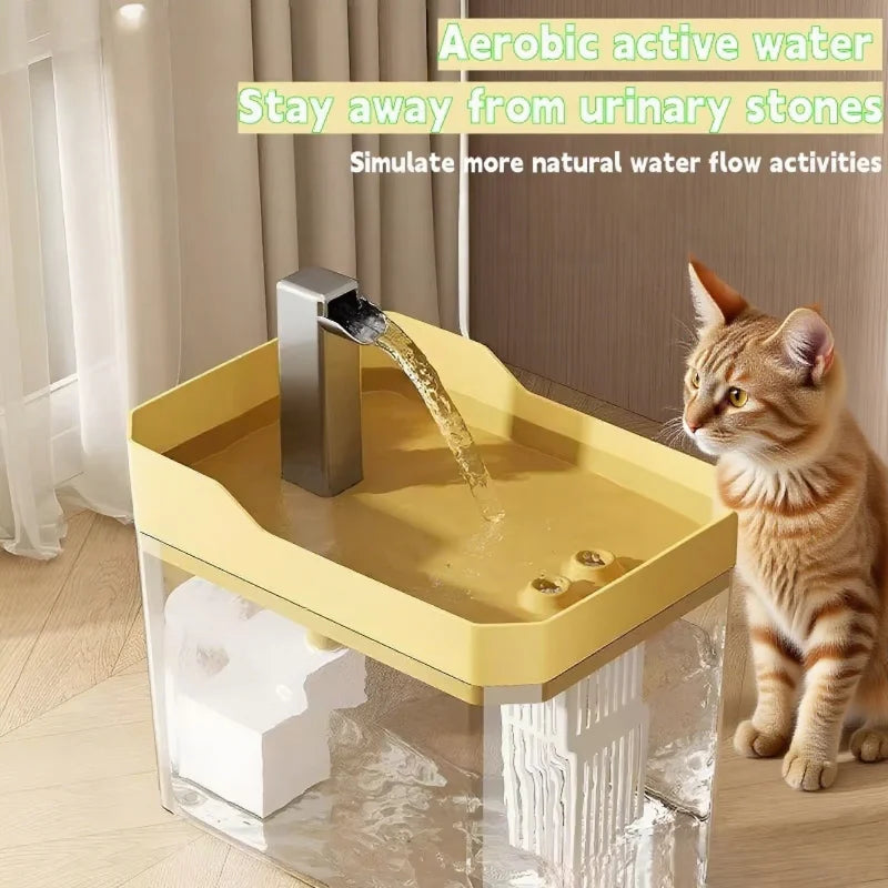 1.5L Pet Cat Water Fountain Automatic Circulating Drinking Dispenser with USB Filter Live Water  Circulation Cat Accessories