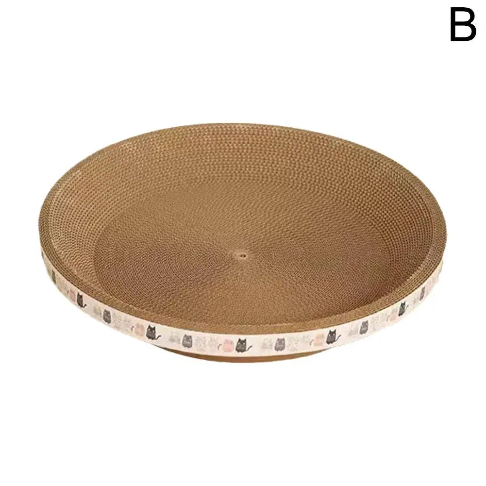Corrugated Cat Scratcher Cat Scrapers Round Oval Grinding Claw Toys for Cats Wear-Resistant Cat Bed Nest Cat Accessories