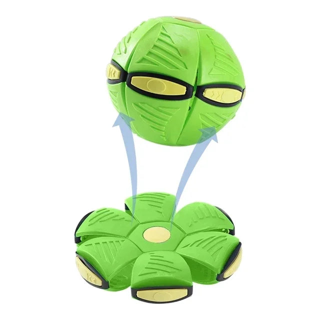 Pet Toys Interactive UFO Ball Dog Toys Magic Funny Pet Toys UFO Outdoor Training Toys Dog Accessories Step on Deformable Ball