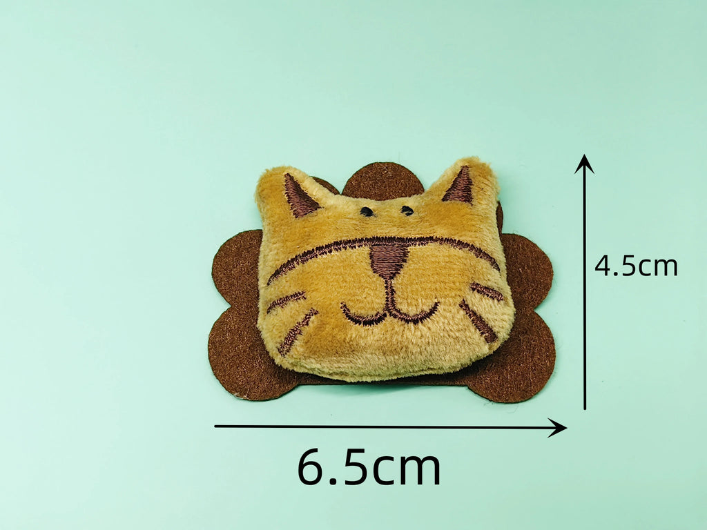 Pet Cute Plush Toy Set Cat Toy With Catmint Kitten Catnip Toy With Scent Cat Mini Catnip Toy Chewing Teeth Grinding Pet Supplies