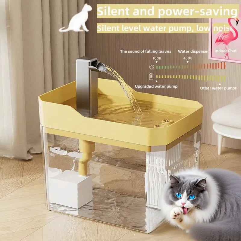 1.5L Pet Cat Water Fountain Automatic Circulating Drinking Dispenser with USB Filter Live Water  Circulation Cat Accessories
