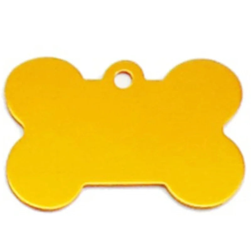Personalized Dog Tag Bone Shaped Pet Id Tag Free Engraved Kitten Puppy Anti-Lost Dog Name Keychain Dog Accessories Cat Pendant
