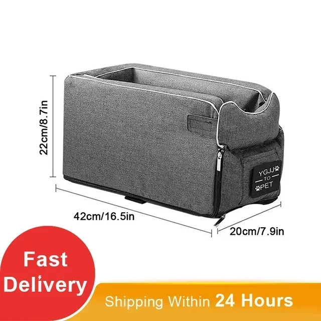 Puppy Dog Car Seat Travel Central Control Portable Pet Carrier for Small Dogs Chihuahua Teddy Cats Car Transport Dog Accessories