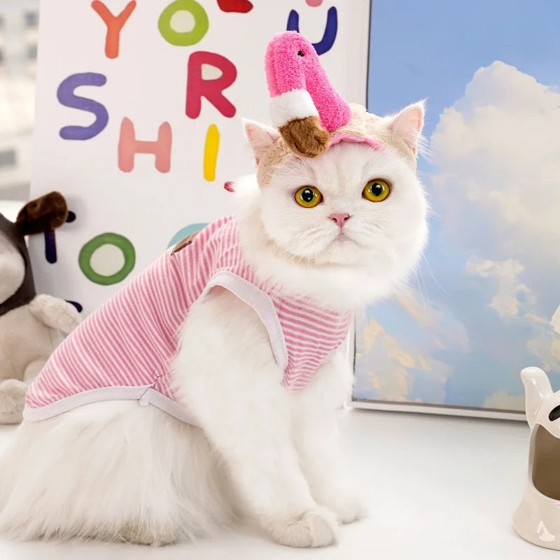 Winter Pet Warm Dog Hat Cute Animal Autumn Funny Dog Hat Fleece Dog Costume Puppy Kitten Cap Party Festival Dog Accessories