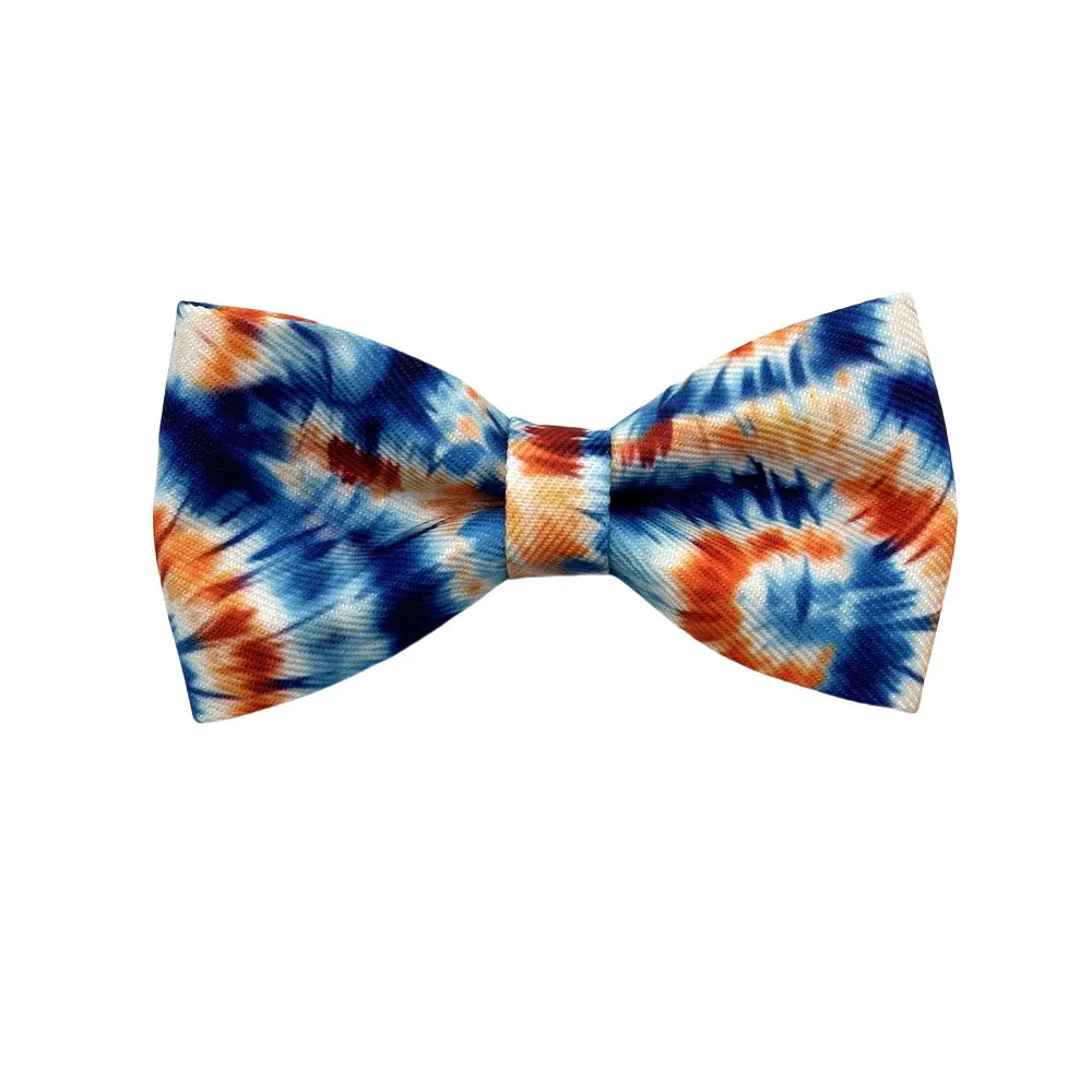 50/100pcs Tie-Dye Slidable Dog Bowties Collar Accessories For Small Dog Cat Bow ties Neckties For Pets Grooming Dog Accessories