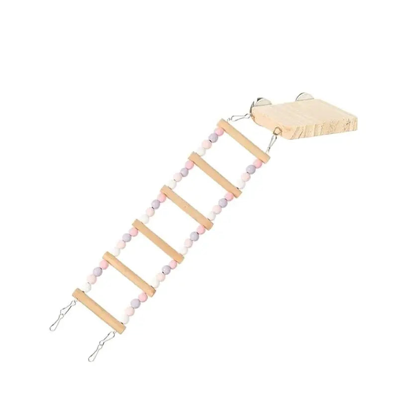 Bird Parrot Toys Ladders Swing Chewing Toys Hanging Pet Bird Cage Accessories Hammock Swing Toy for Small Parakeets