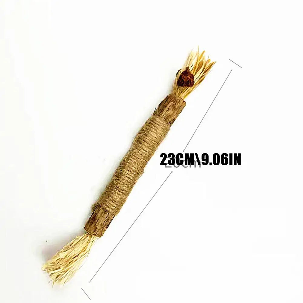 Cat Toys Cleaning Teeth Silvervine Chew Stick Pet Snacks Sticks Natural Stuff with Catnip for Kitten Catnip Teasing Chew Toys