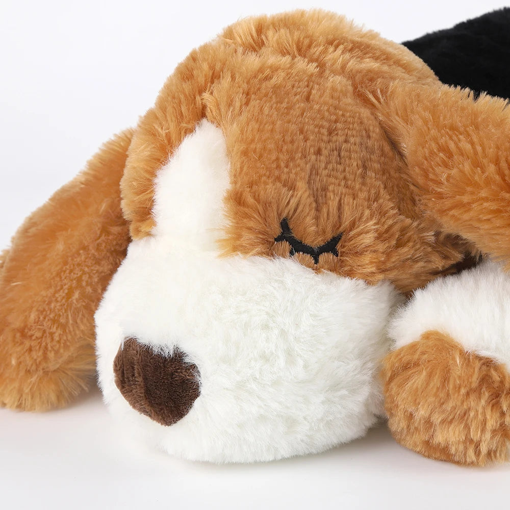 Puppy toys with heartbeat dog toys, pet separation stress soft plush relief and calming sleep partner behavior aid toys