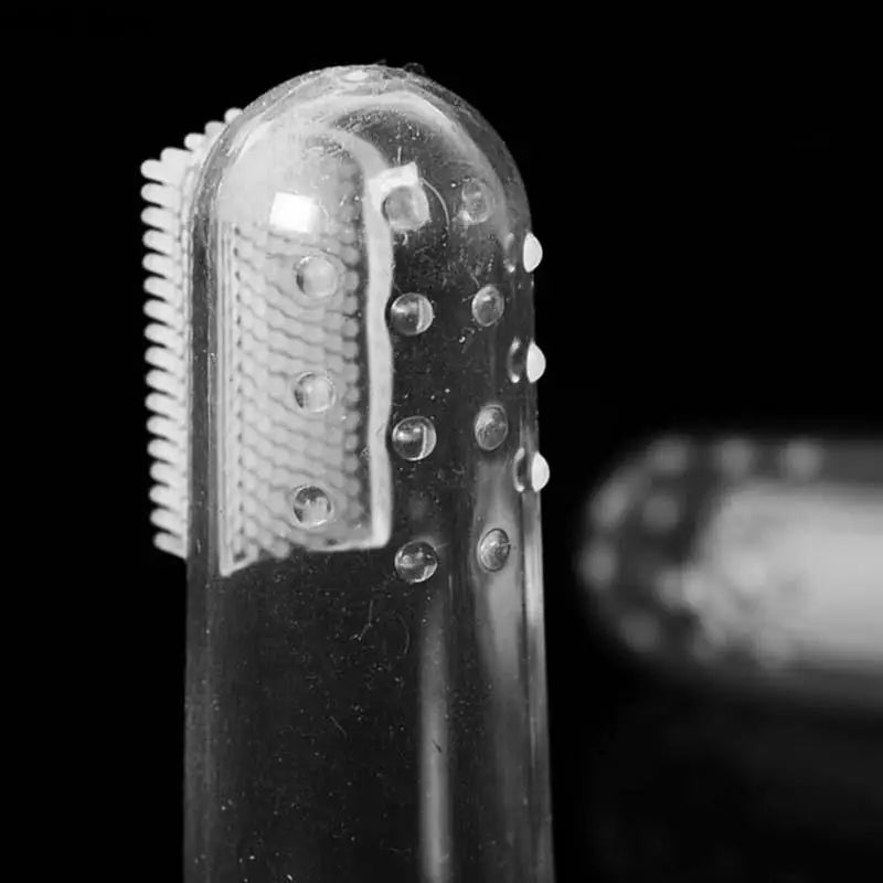 Pet Dog Finger Toothbrush Puppy Teeth Care Brush Bad Breath Dog Accessories Soft Dog Cat Cleaning Toothbrushes