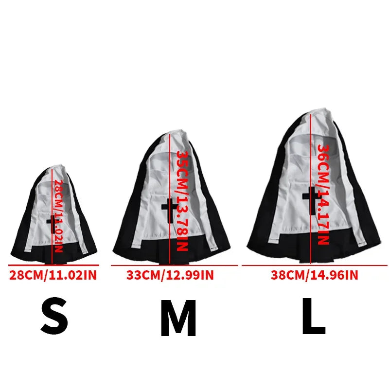 Nun Cat Costume Pet Clothes Small Dog Apparel Breathable Funny Party Festival Photo Props Dog Accessories