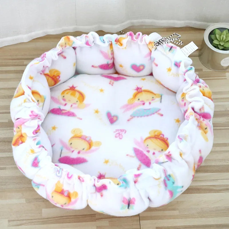 Dog Bed Small Medium Dogs Cushion Soft Cotton Winter Basket Warm Sofa House Cat Bed for Dog Accessories Pet Supplies