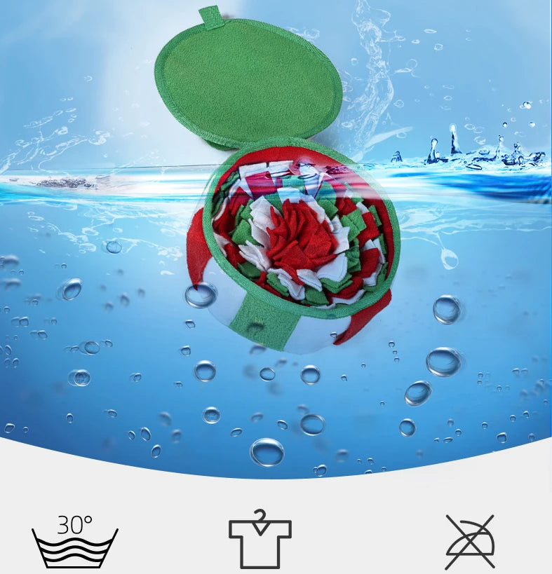 Dog Toys Sniffing Pad Slow Food Box Training Sniff Mat Dogs Release Stress Training Carpet Puppy Interactive Pet Christmas Gift