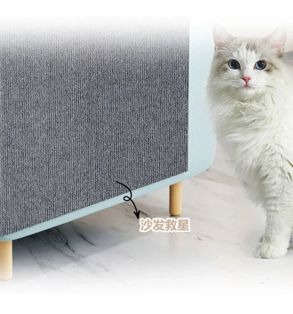 Self-adhesive Anti Cat Scratch Sofa Cats Scratch Board Sofa Protection Paws Sharpen Trimmable Carpet Cats Scratch Board Cat Toys