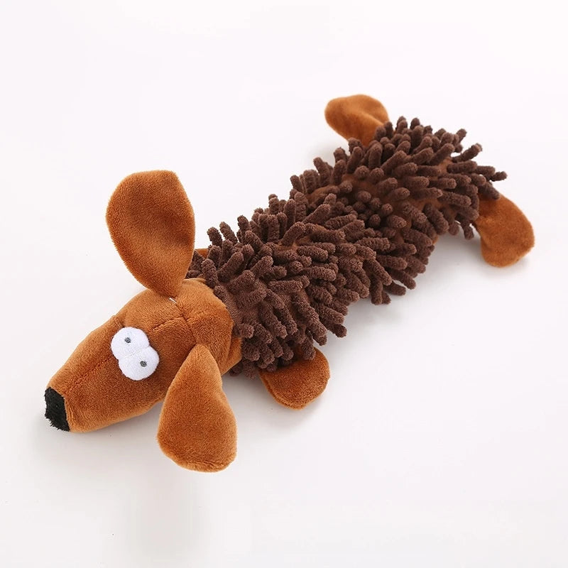 Pet Dog Plush Toy Animal Shape with Squeaky for Small Dogs Puppy Chew Cleaning Toys dog toy dog accessories