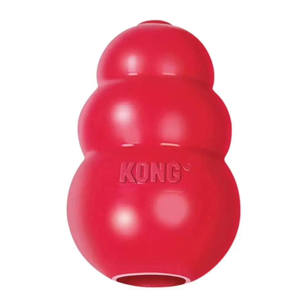 New Classic Kong Dog Toys Erratic Bounce Treat-Filling Capabilities Kong Puppy Toys Multiple Sizes Rubber Chew Toy