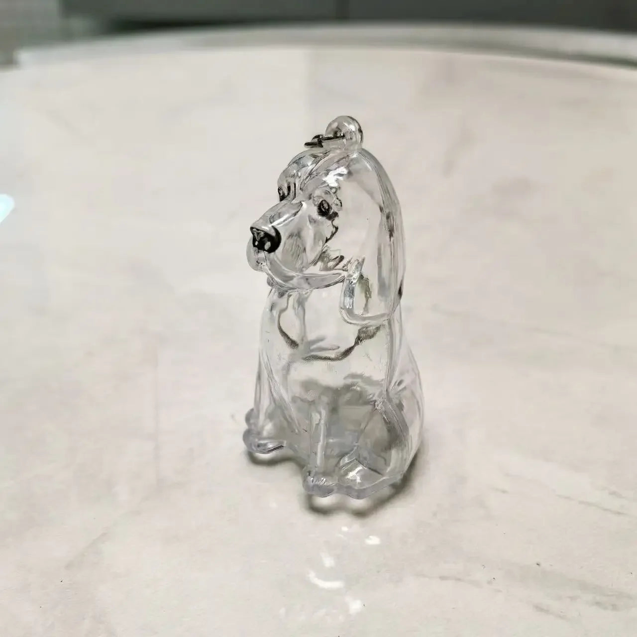 Dogs Hair Storage Pendant Cute Keychain Bag Pendant Couple Car Key Chains Jewelry Souvenir Collection Gift Decor Dog Accessories