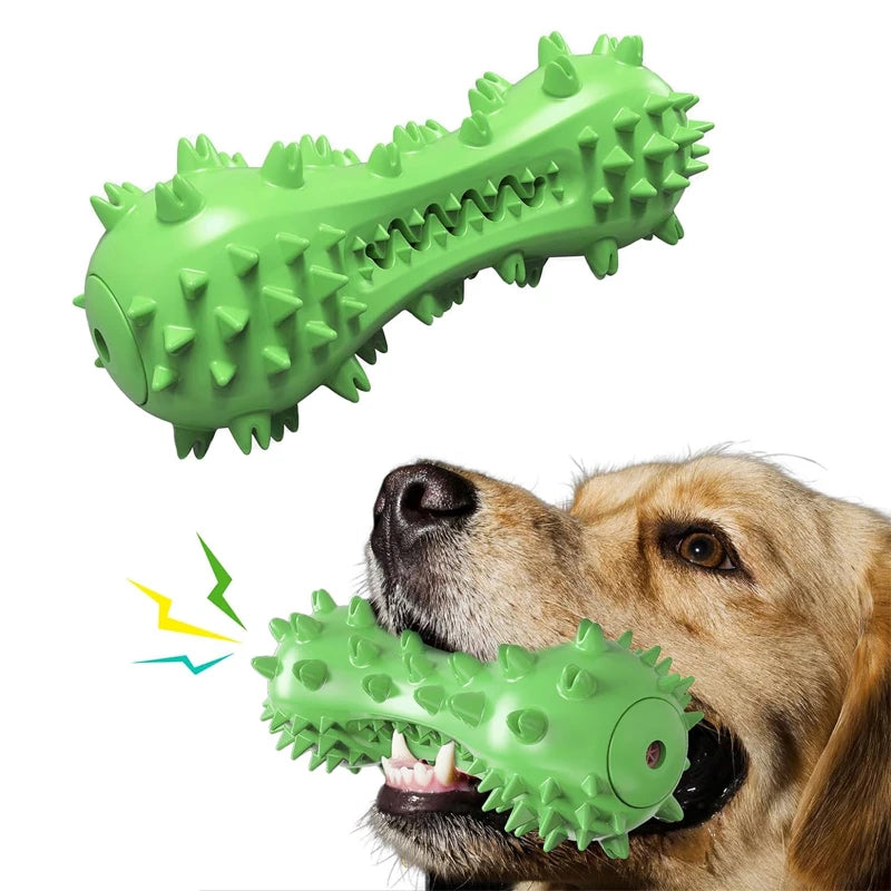 Rubber Dog Chew Toy Teeth Cleaning Pet Toothbrush Chewing Stick Toys for Dog Chew Toy Elasticity Soft Pet Tooth Cleaning