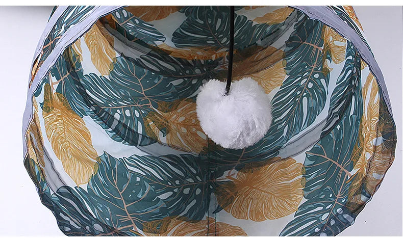 Cat Tunnel Pet Supplies S T Pass Play Tunnel Foldable Cat Tunnel Cat Toys Breathable Drill Barrel for Indoor Loud Paper