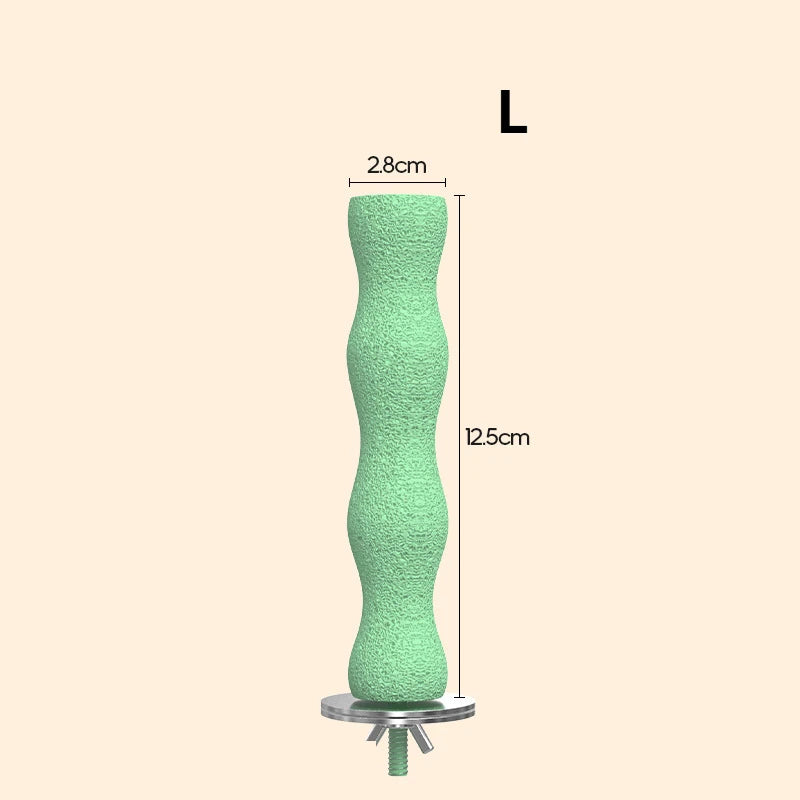 Bird Resin standing paw grinding sticks Nail Trimming Perch Paw Grinding Stick Bird Toys Parrot Grinder Parrot perch bird stand