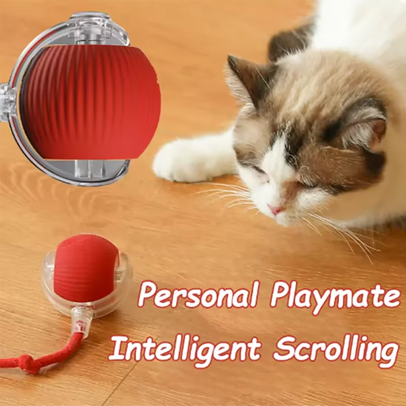 Hot intelligent interactive cat ball long-lasting and durable easy to clean intelligent obstacle avoidance pet dog toys