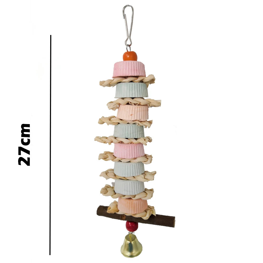 Parrot Bird Toy for Parakeets Agaponis Chewing Cardboard Destroy Birds Toy Parrot Toys for Large Small Birds Toy Accessories