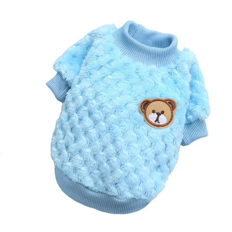 Small Dog Clothes Autumn Winter Puppy Warm Coat Small Medium Dog Cat Pullover Chihuahua French Bulldog Clothes Dog Accessories