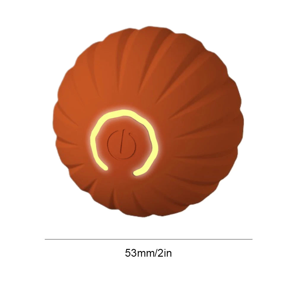 Smart Automatic Moving Bounce Rolling Ball 200mAh Automatic Rolling Cat Toys Electronic Rotating Cat Ball for Kitten Dog Playing