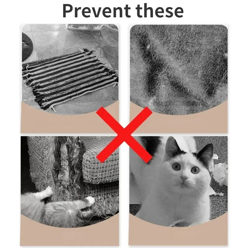 Self-adhesive Anti Cat Scratch Sofa Cats Scratch Board Sofa Protection Paws Sharpen Trimmable Carpet Cats Scratch Board Cat Toys