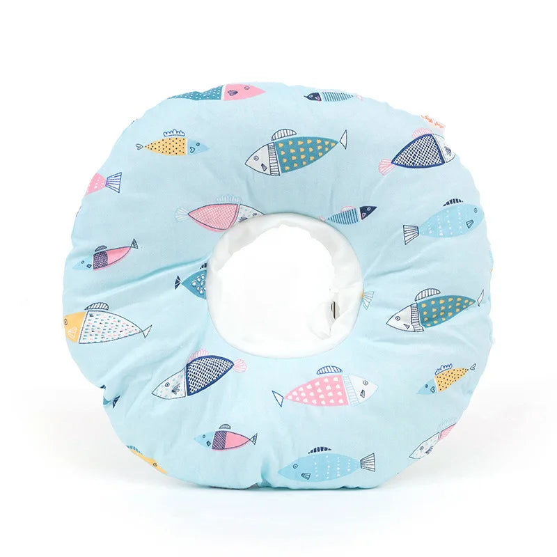 Sweet Donuts Cat Round Pillow Collar Pet Dog Neck Cone Recovery Collar for Anti-Bite Lick Surgery Cat Accessories Pet Collars
