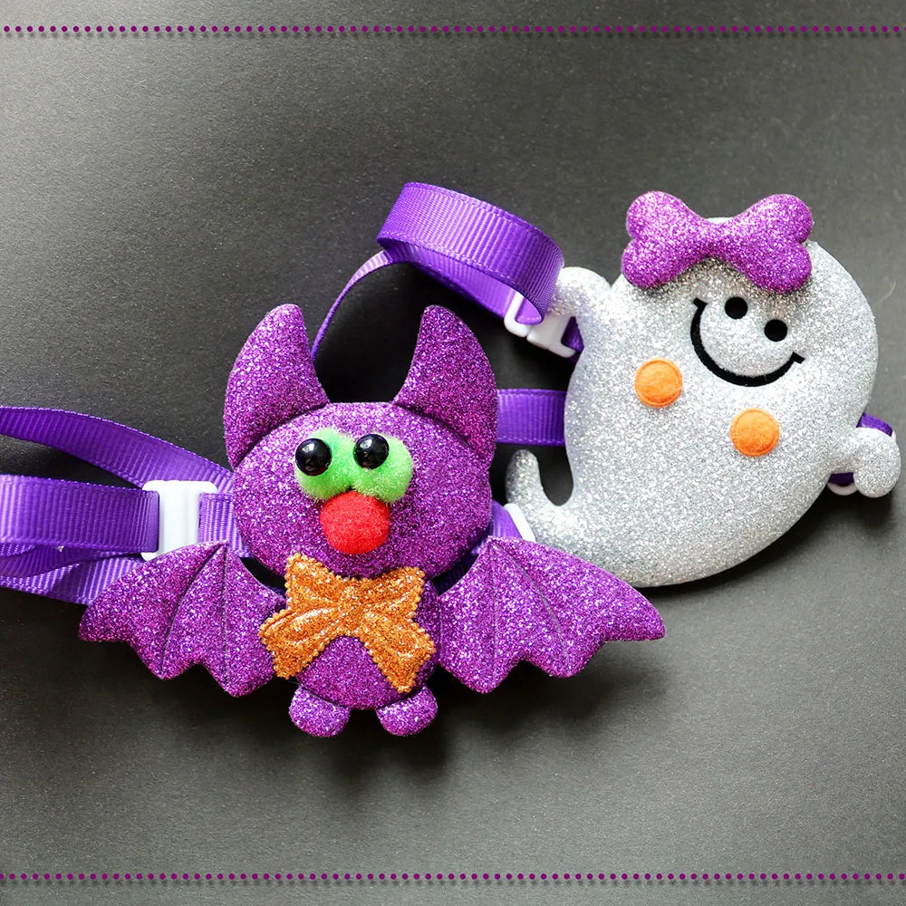 30ps Bulk Halloween Dog Bowties For Small Dog Puppy Bow Tie Collar Dogs Pets Party Grooming Decoration Products Dog Accessories