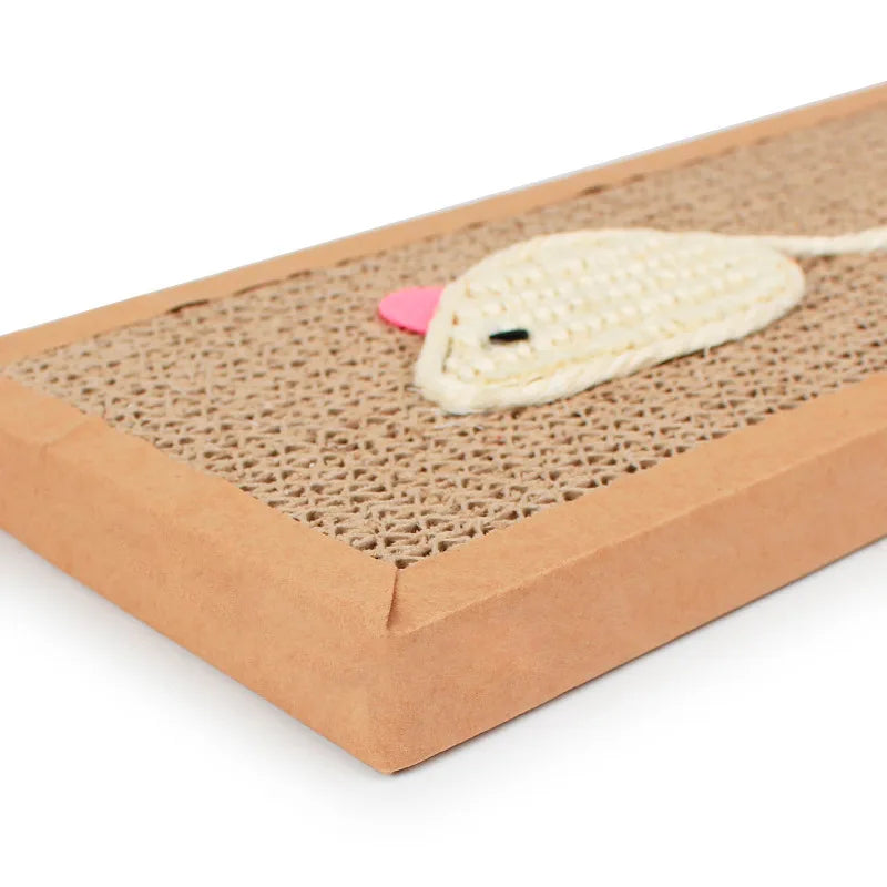 Cat Scratching Board Kitten Scratch Guards Claw Scraper Pads Toys Oval Corrugated Paper Nest Protect Furniture Cat Accessories