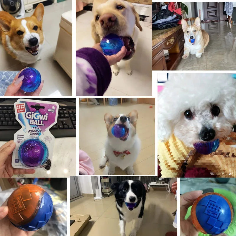 Dog Toys for Large Dogs Interactive Training Ball Puppy Pitbull Labrador Samoyed Sausage Dog Outdoor Interactive Game Chew Toys