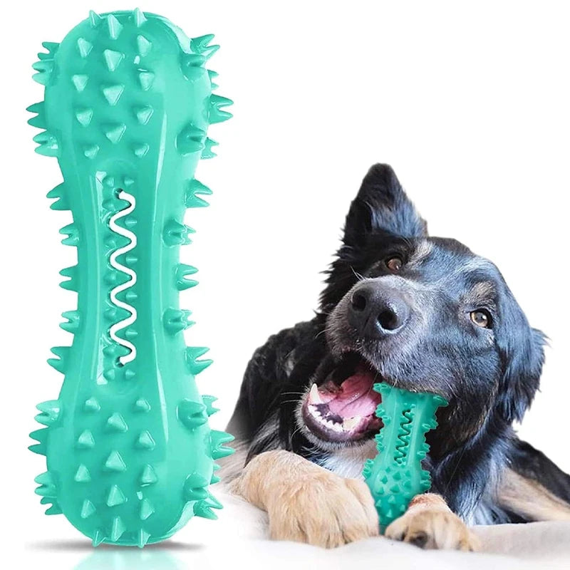 Rubber Dog Chew Toy Teeth Cleaning Pet Toothbrush Chewing Stick Toys for Dog Chew Toy Elasticity Soft Pet Tooth Cleaning