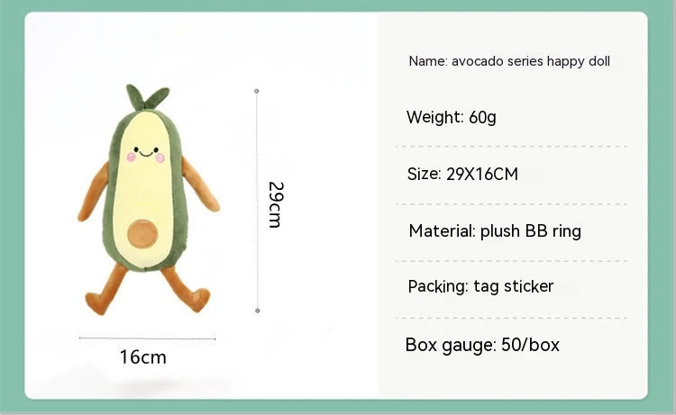 Pet Toys Sound Plush Toys Cute Plants Avocado Series Pet Molars Interactive Toys Cat and Dog Toys Bite Resistant