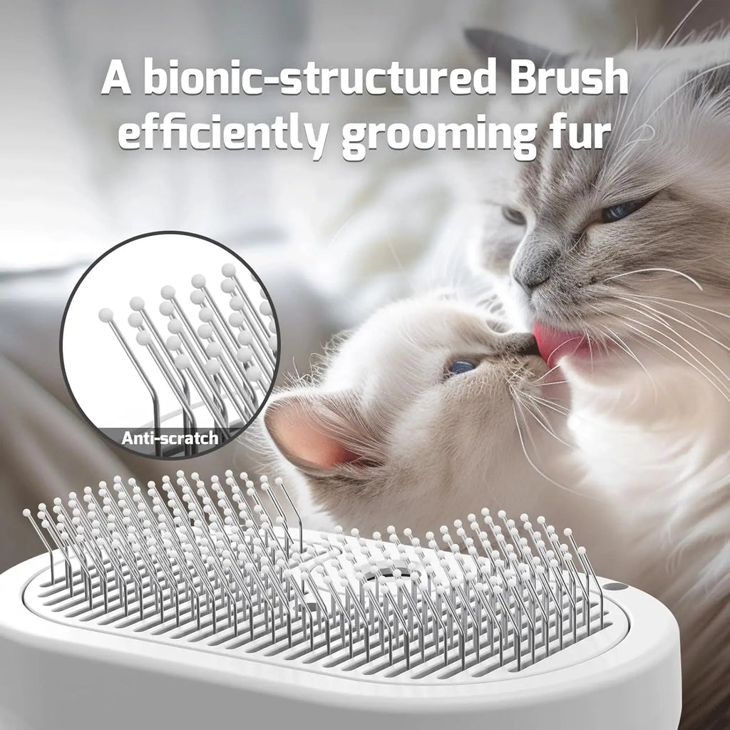 Pet Spray Hair Comb Pet Hair Remover Cleaning Brush Cats Grooming Dog Accessories Tools Dematting Water Mist Humidifier Comb