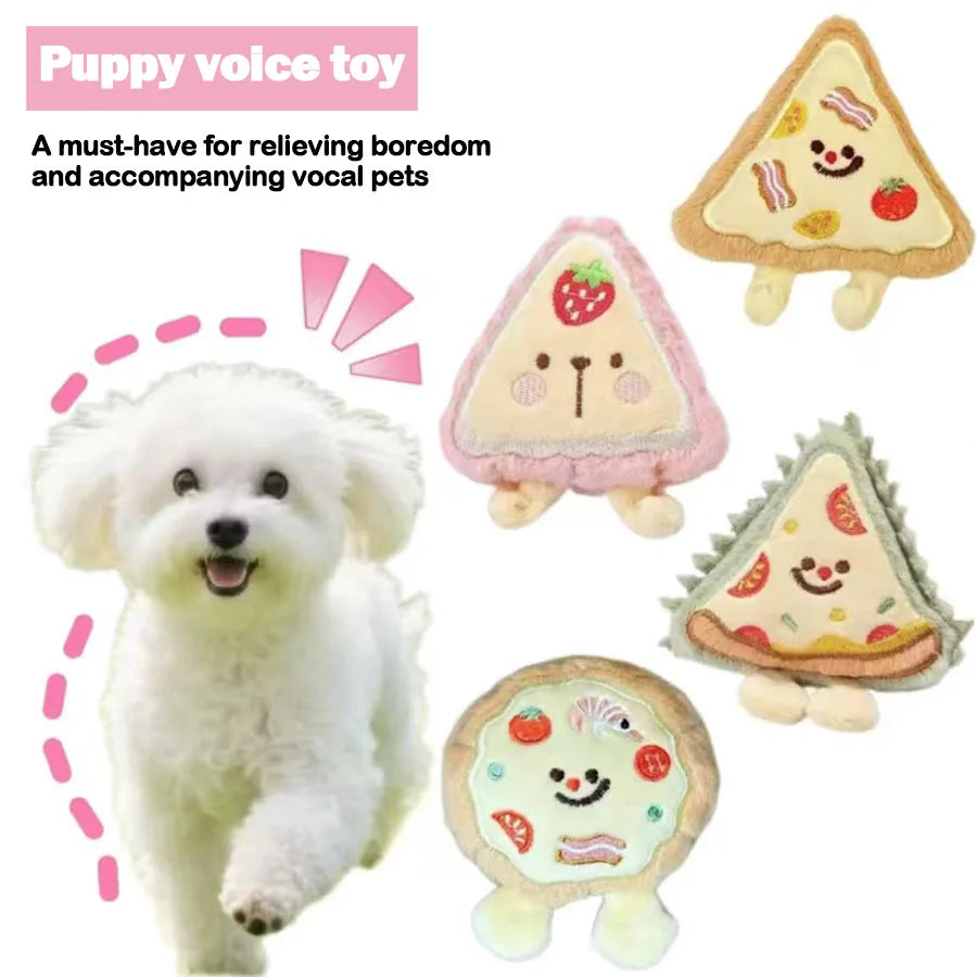 1PCS Pet Toys Plush Cartoon Pet Dog Chew Squeak Toys for Small Dogs Teeth Grinding Pet Products Dog Accessories