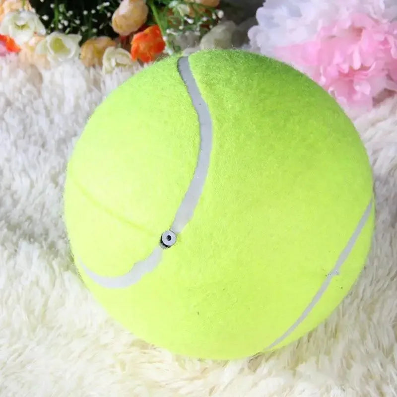 7/9.5Inch Giant Tennis Ball Pet Inflatable Toy for Dog Training Ball 24cm Large Tennis Ball with Air Pump Interactive Dog Toys
