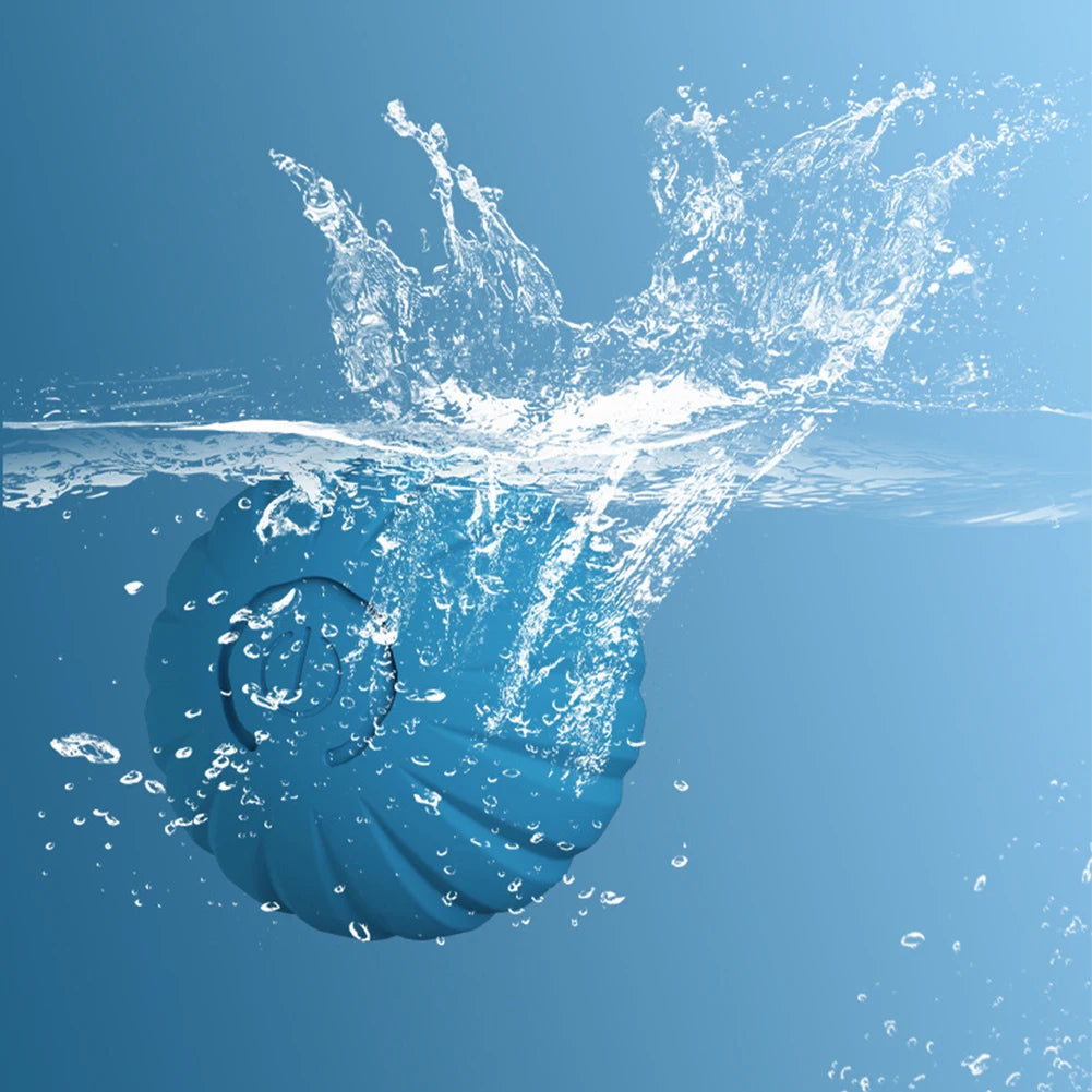 Smart Automatic Moving Bounce Rolling Ball 200mAh Automatic Rolling Cat Toys Electronic Rotating Cat Ball for Kitten Dog Playing