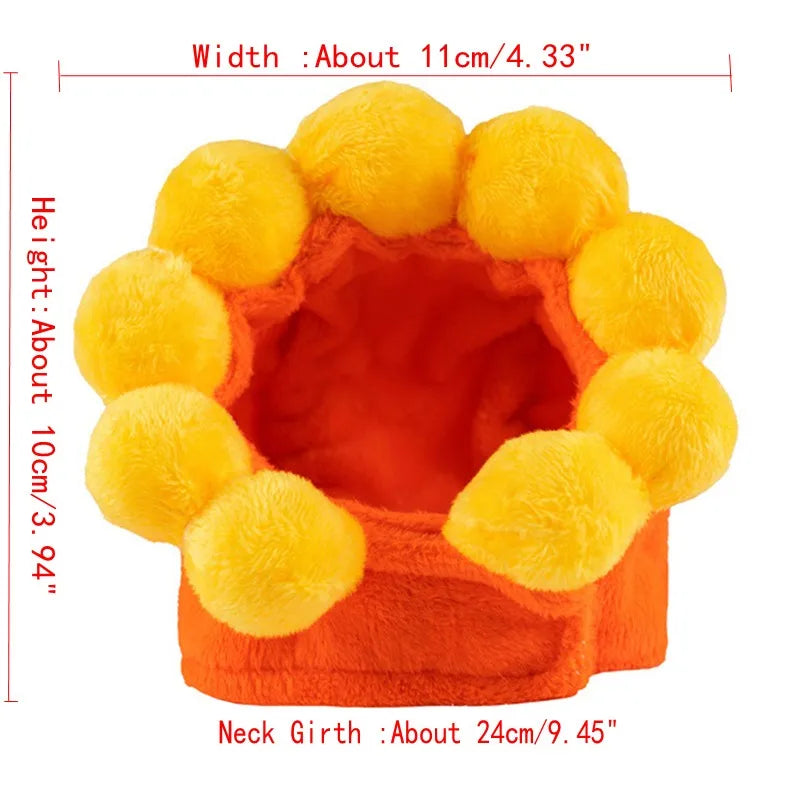 Winter Pet Warm Dog Hat Cute Animal Autumn Funny Dog Hat Fleece Dog Costume Puppy Kitten Cap Party Festival Dog Accessories