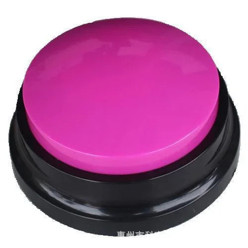 Pet Sound Box Recordable Talking Button Cat Voice Recorder Communication Supplies Training Squeeze Dog Toys Puppy Accessories