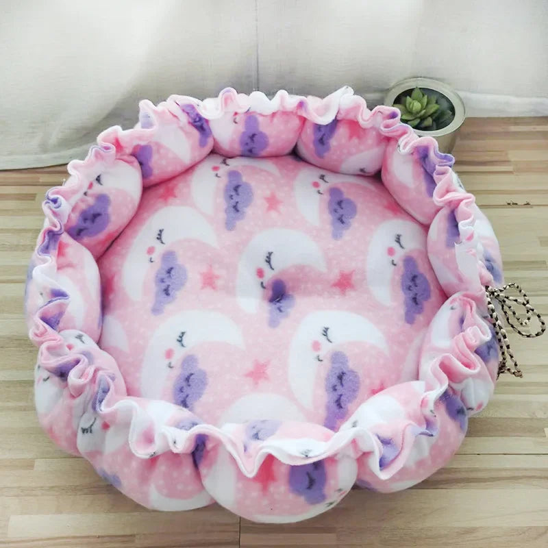 Dog Bed Small Medium Dogs Cushion Soft Cotton Winter Basket Warm Sofa House Cat Bed for Dog Accessories Pet Supplies