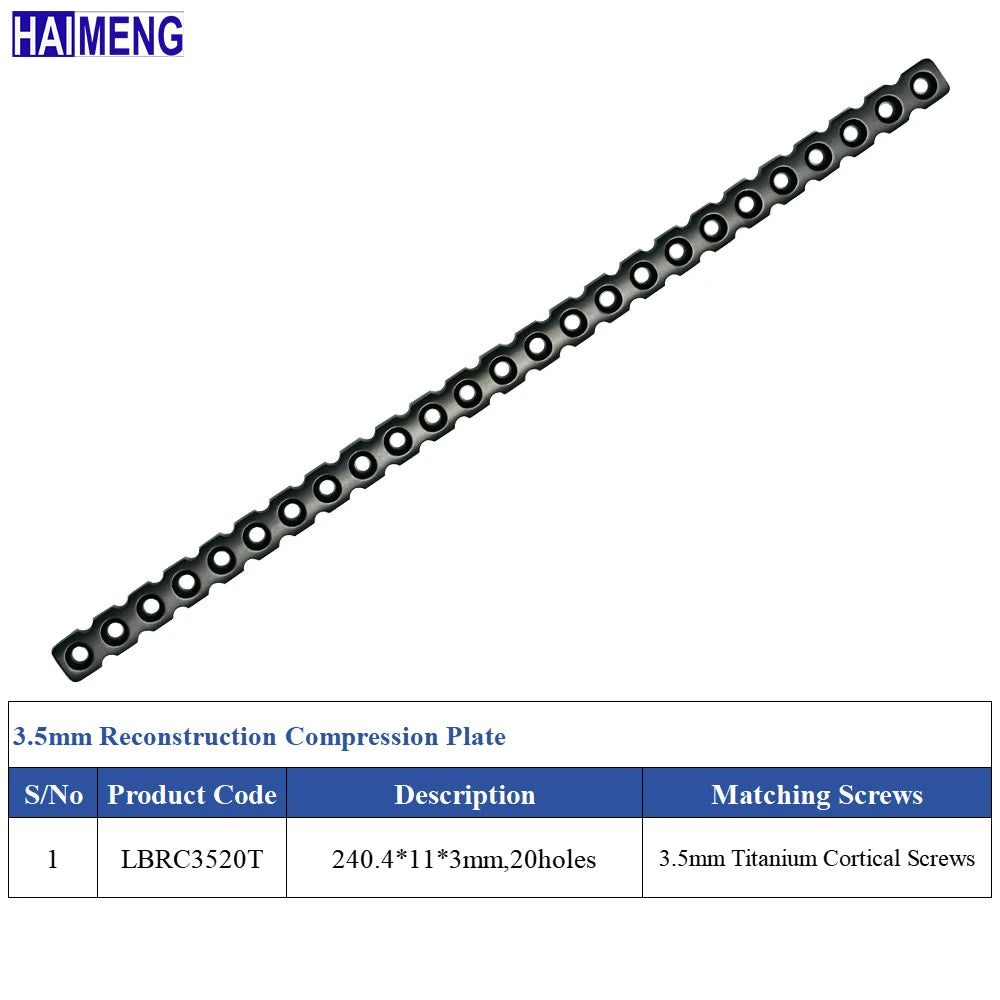 2.0/2.4/2.7/3.5mm Reconstruction Locking Plate,Veterinary Orthopedics Implants,Surgical Instruments,Pet Products,Dog Accessories