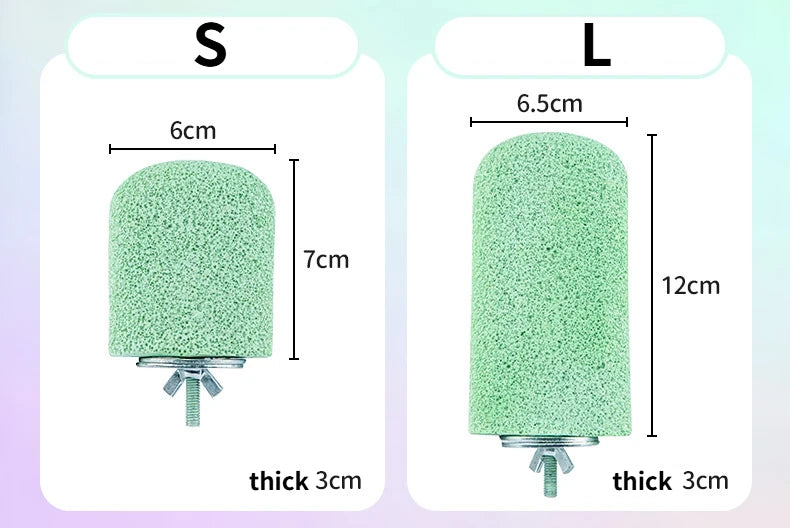 Bird Resin standing paw grinding sticks Nail Trimming Perch Paw Grinding Stick Bird Toys Parrot Grinder Parrot perch bird stand