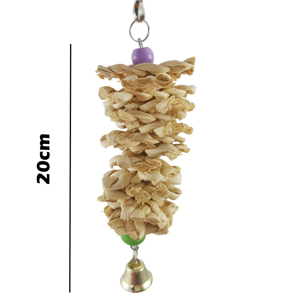 Parrot Bird Toy for Parakeets Agaponis Chewing Cardboard Destroy Birds Toy Parrot Toys for Large Small Birds Toy Accessories