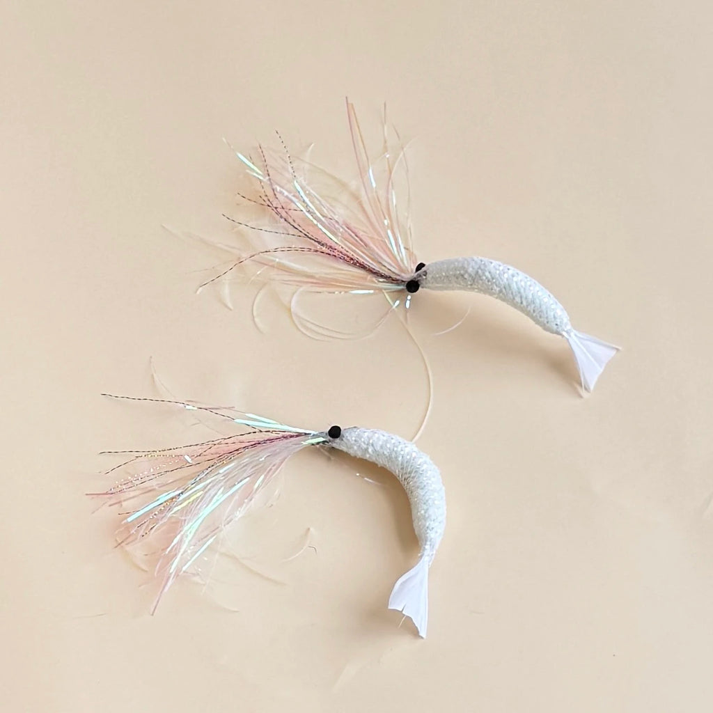 Cat Teaser Toy Feather Bell Interactive Kitten Toy Cute Prawn Modeling Detachable Cat Toy Cat Accessories