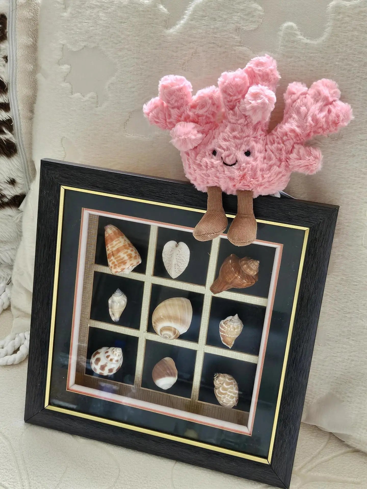 Summer Series Plush Cat Toy 10cm Coral Goggles Surfboard Interactive Doll for Pets Scene Decoration Christmas Gift Idea Gift