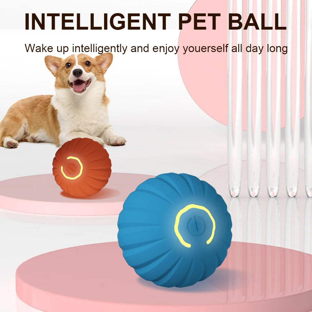 Intelligent Electric Cat Ball Toys Self-Moving Electronic Rotating Cat Ball 200mAh Pet Exercise Chase Toy Ball for Cats Training