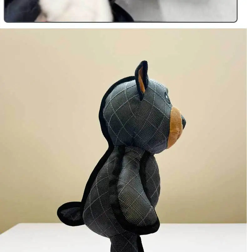 Plush Pet Squeaky Toys Pet Dog Canvas Toys  Robust Bear Dog Toy Interactive Dog Toys Animal Pet Toys