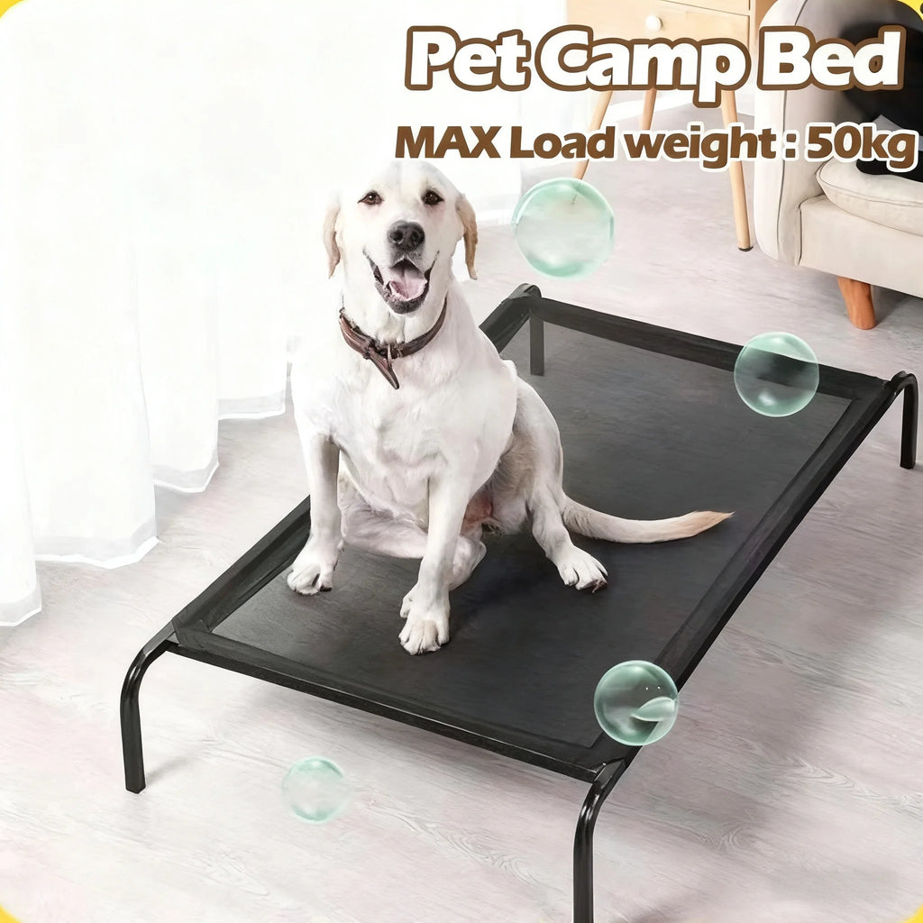 Elevated Dogs Bed Cat Folding Pet Camping Bed Cat Dog House Portable Removable Washable Cats Kennel Puppy Beds Dog Accessories