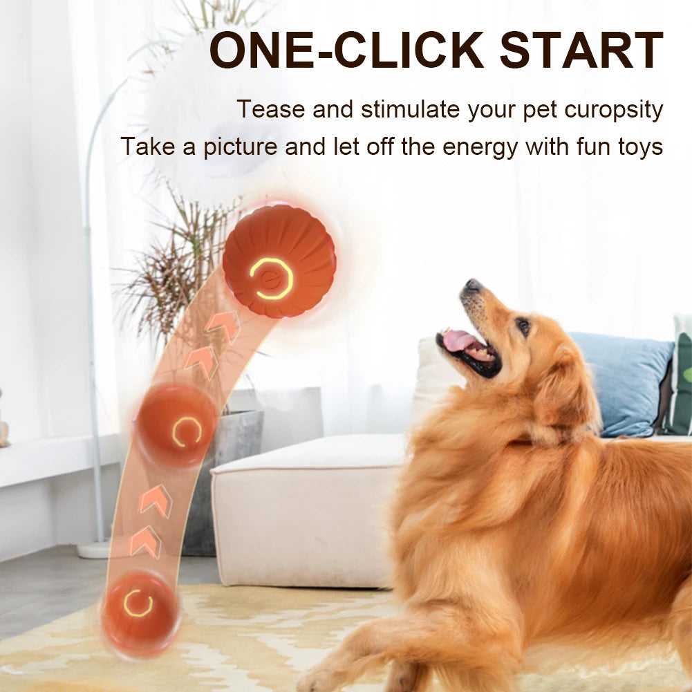 Intelligent Electric Cat Ball Toys Self-Moving Electronic Rotating Cat Ball 200mAh Pet Exercise Chase Toy Ball for Cats Training